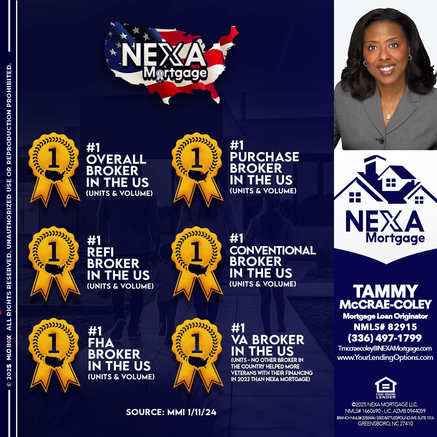 #1 - Tammy C. McCrae-Coley -Mortgage Loan Originator