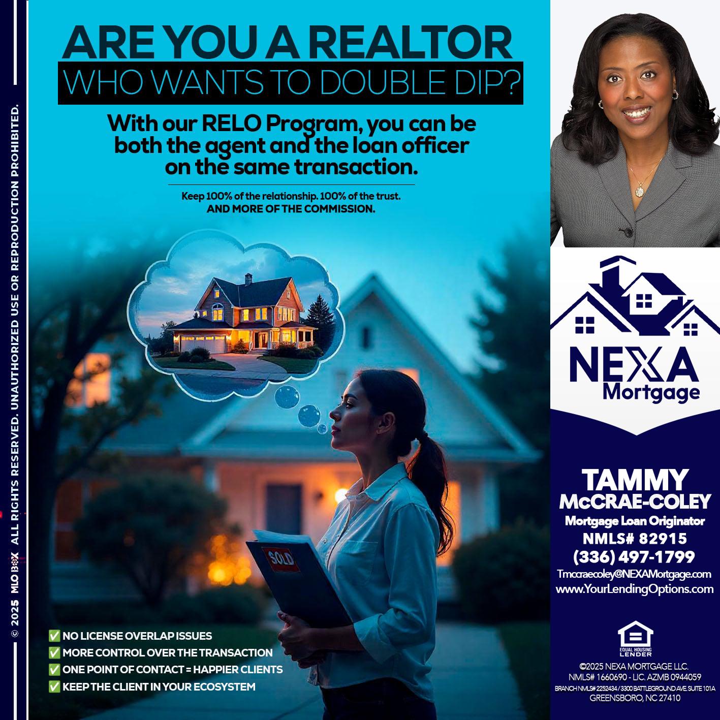 Are you a Realtor? - Tammy C. McCrae-Coley -Mortgage Loan Originator