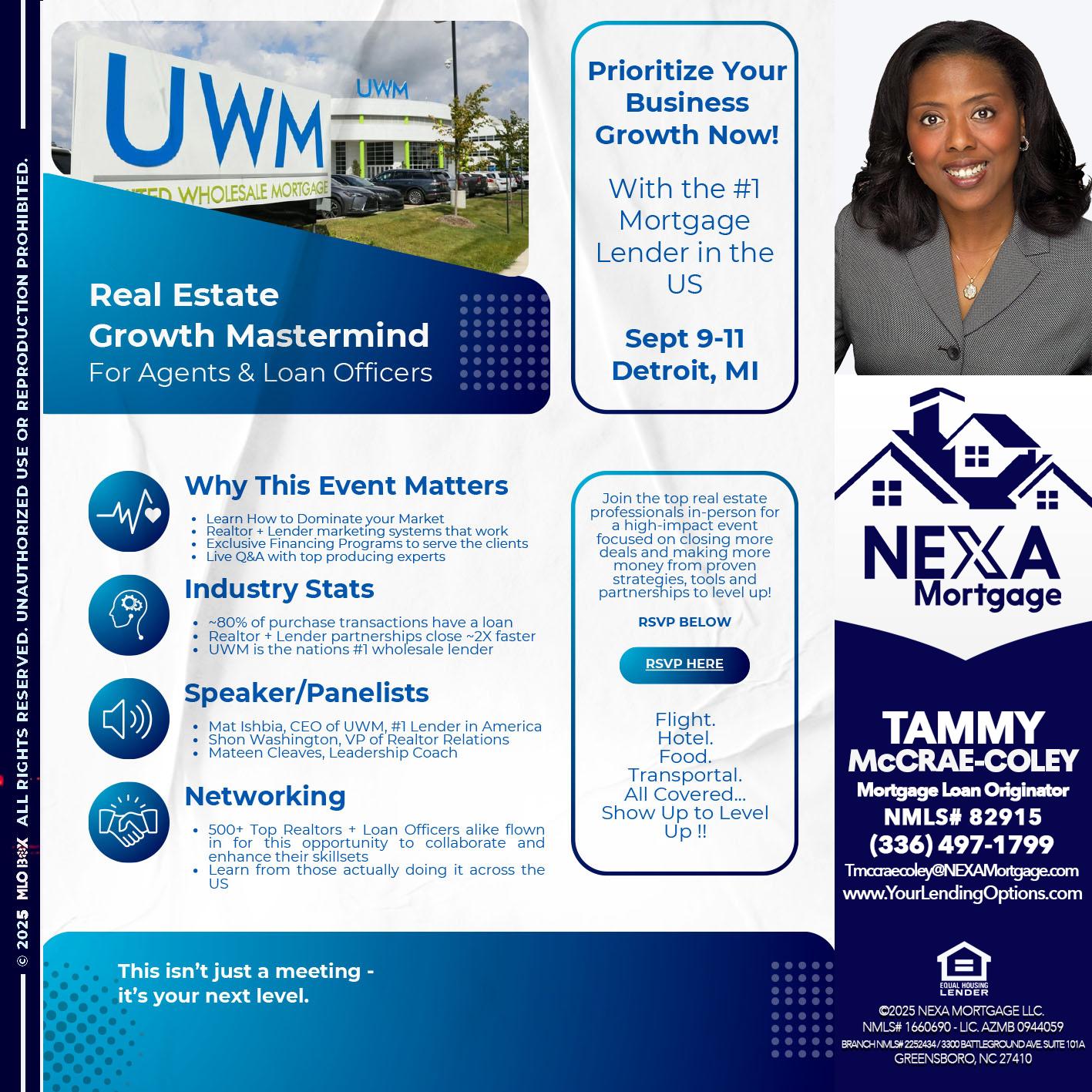 DETROIT TRIP - Tammy C. McCrae-Coley -Mortgage Loan Originator