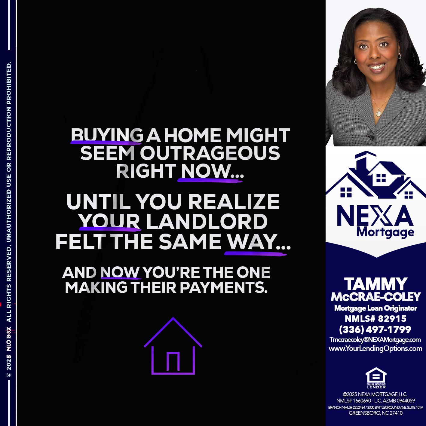 BUYING A HOME - Tammy C. McCrae-Coley -Mortgage Loan Originator