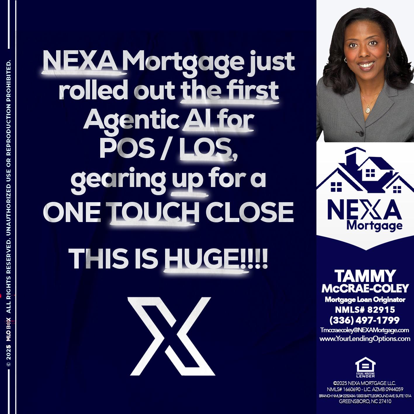 NEXA MORTGAGE - Tammy C. McCrae-Coley -Mortgage Loan Originator