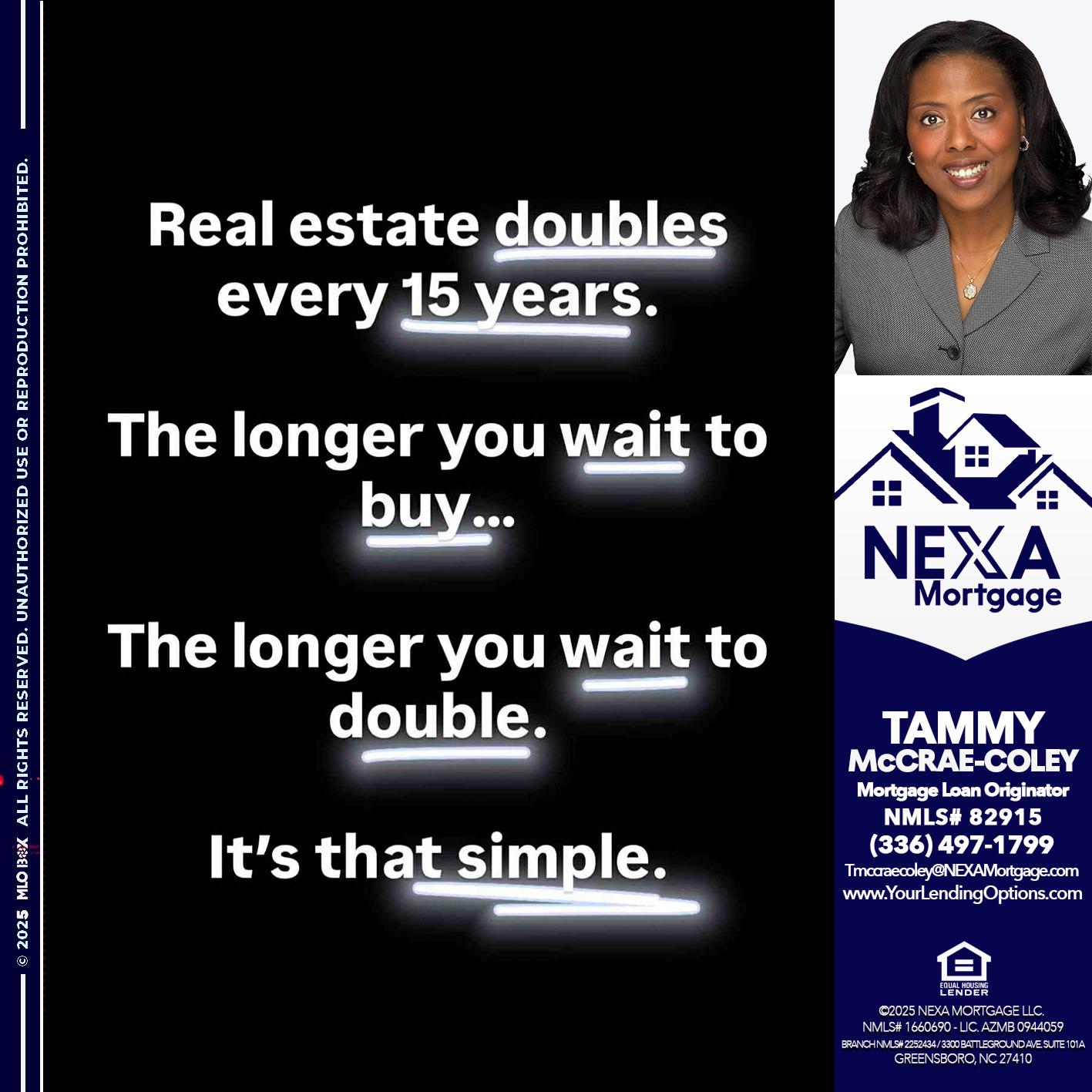 REAL ESTATE - Tammy C. McCrae-Coley -Mortgage Loan Originator