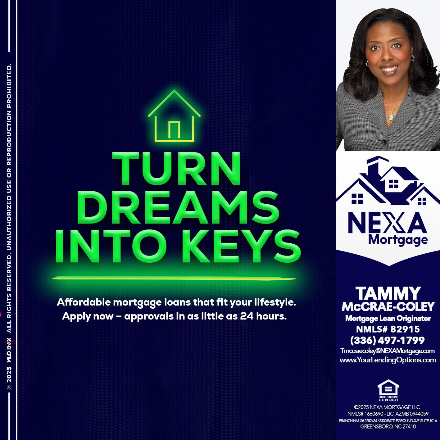 turn dreams - Tammy C. McCrae-Coley -Mortgage Loan Originator