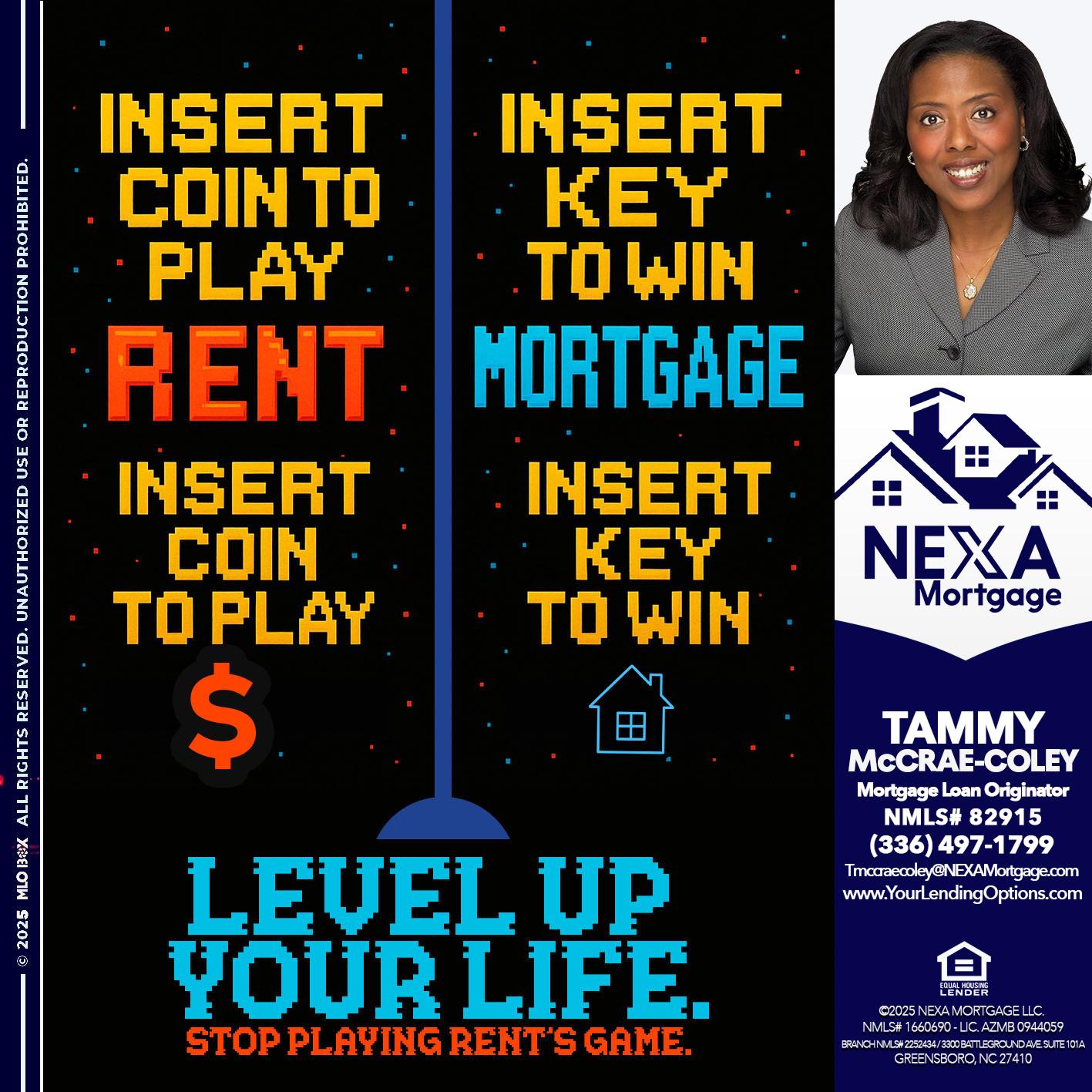 INSERT COIN - Tammy C. McCrae-Coley -Mortgage Loan Originator