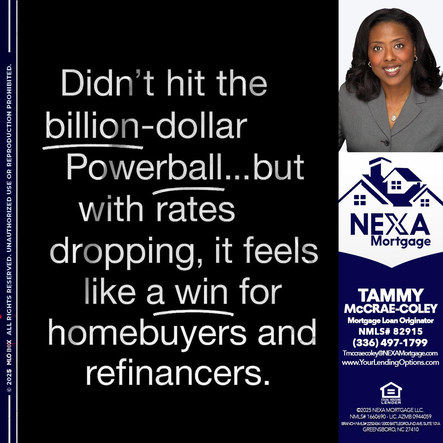 DIDNT HIT - Tammy C. McCrae-Coley -Mortgage Loan Originator