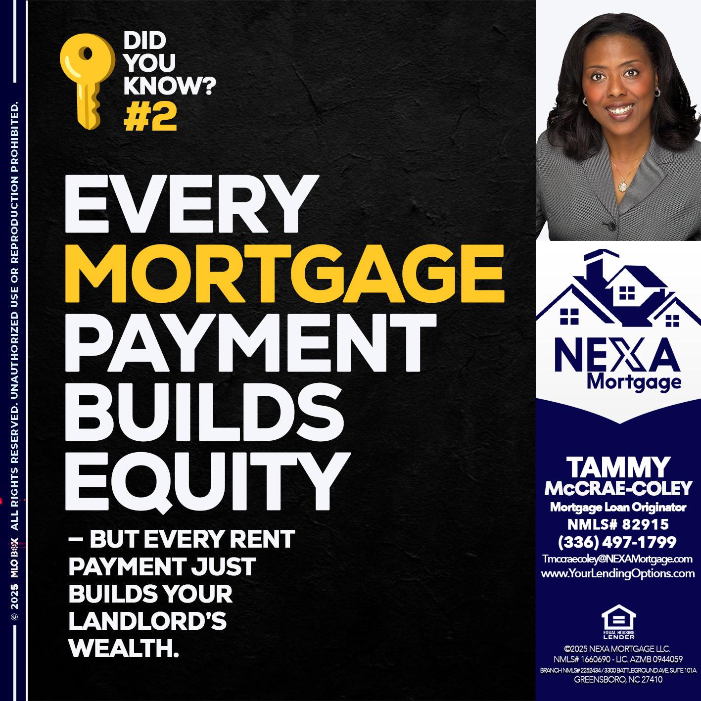 DID YOU KNOW? - Tammy C. McCrae-Coley -Mortgage Loan Originator