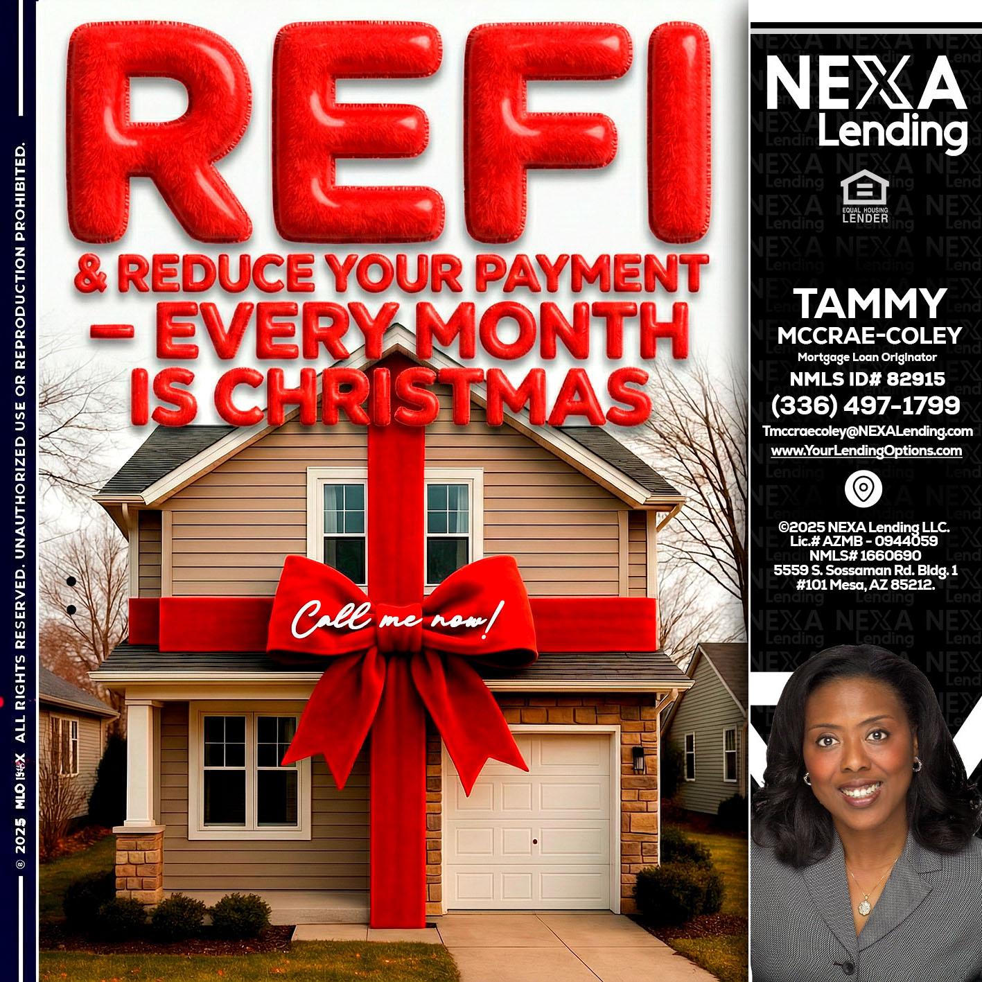 REFI - Tammy C. McCrae-Coley -Mortgage Loan Originator