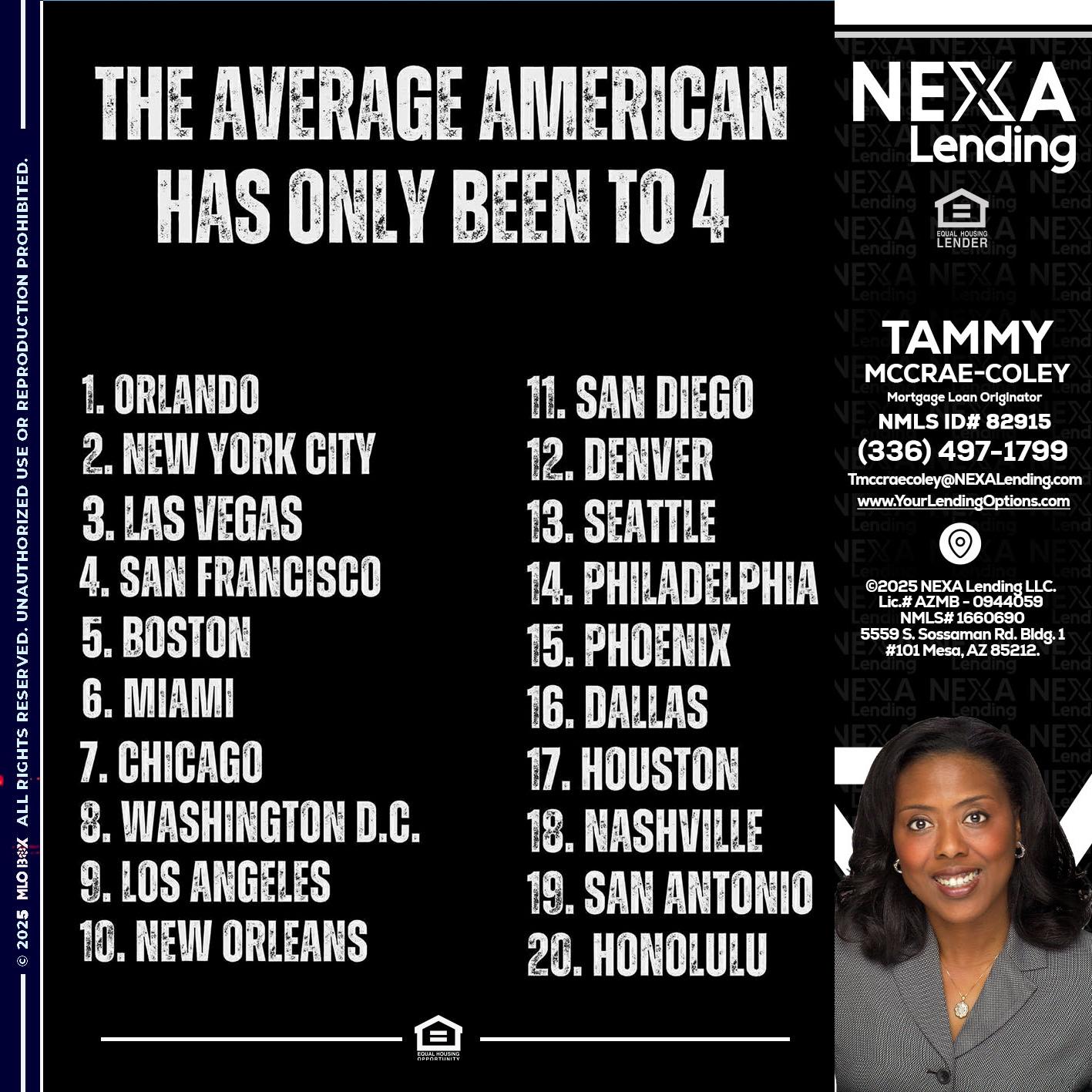 THE AVERAGE AMERICAN - Tammy C. McCrae-Coley -Mortgage Loan Originator