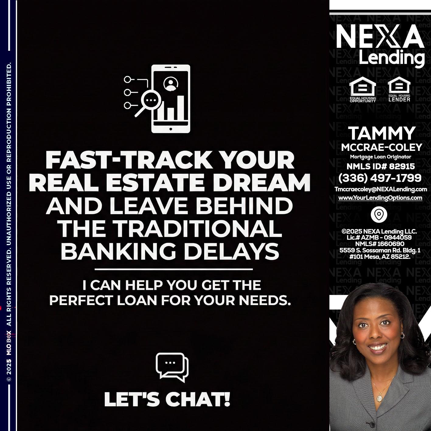 FAST TRACK - Tammy C. McCrae-Coley -Mortgage Loan Originator