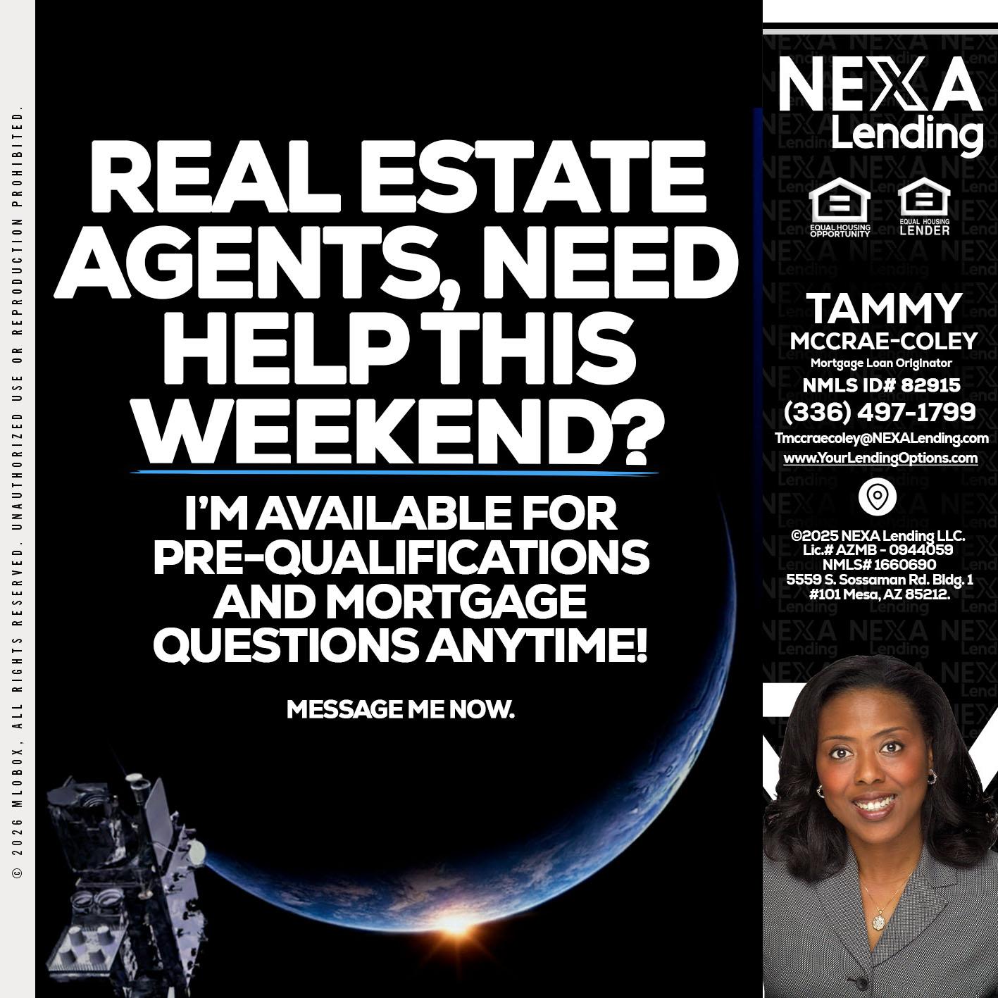 REAL ESTATE AGENTS - Tammy C. McCrae-Coley -Mortgage Loan Originator