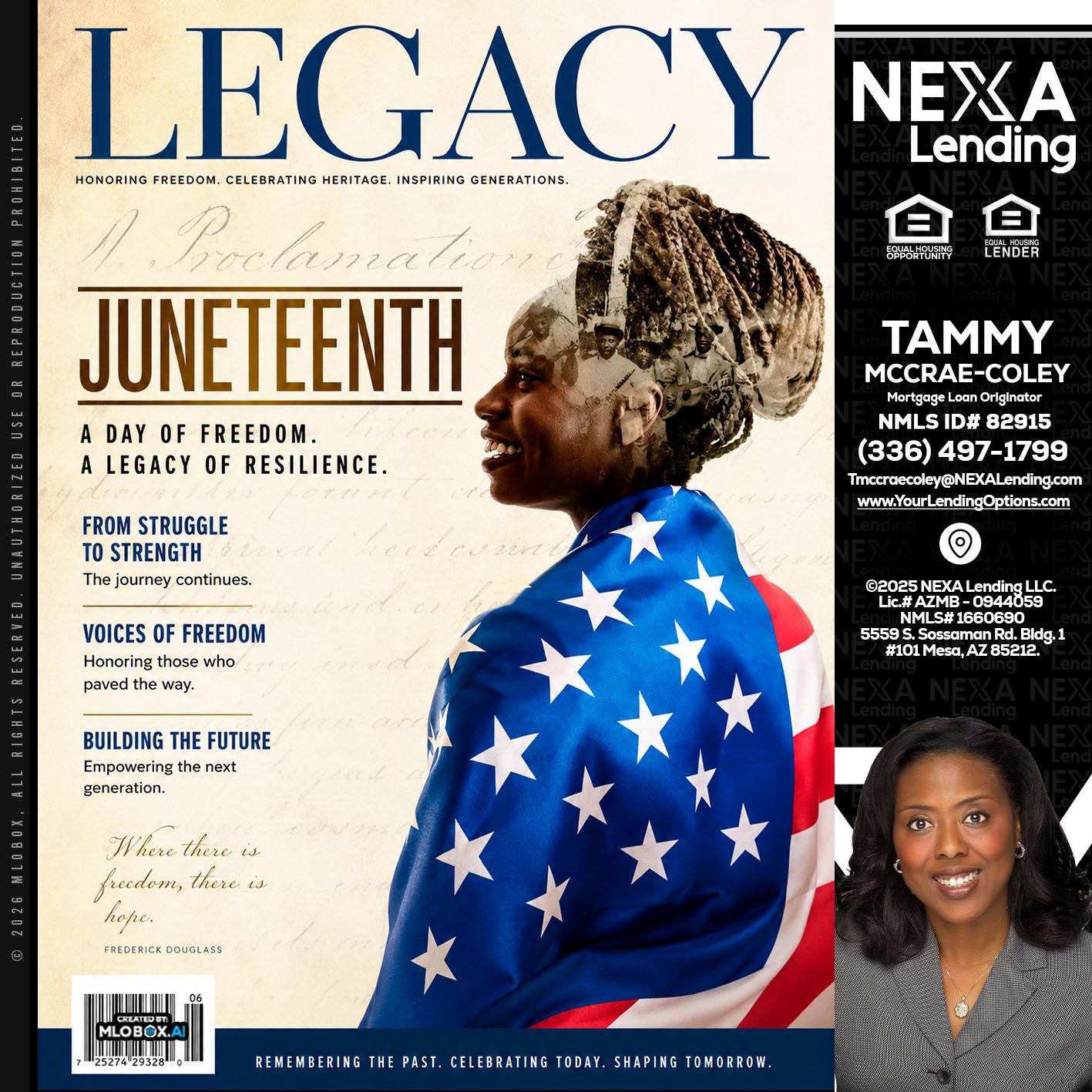 LEGACY - Tammy C. McCrae-Coley -Mortgage Loan Originator
