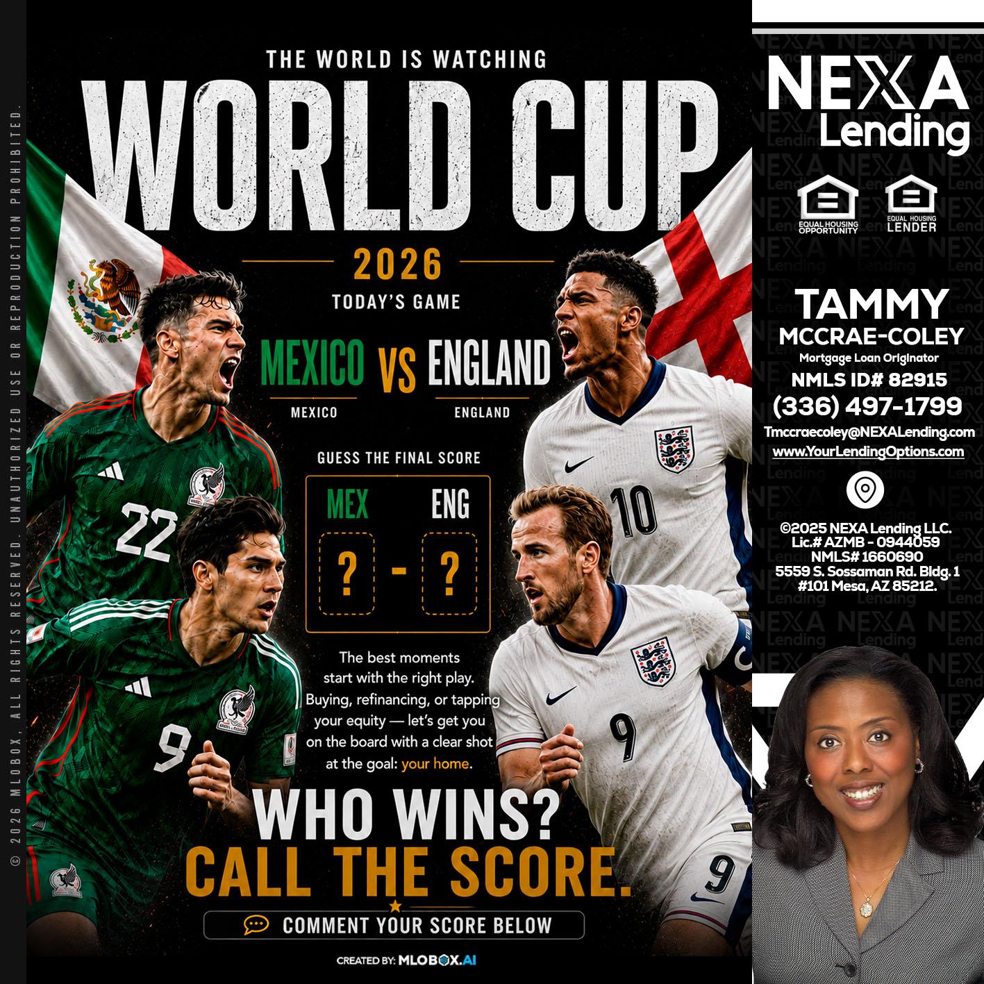 WHO'S WIN - Tammy C. McCrae-Coley -Mortgage Loan Originator